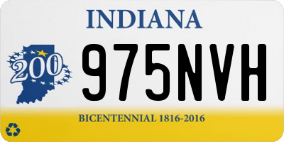 IN license plate 975NVH