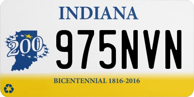 IN license plate 975NVN