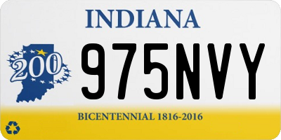IN license plate 975NVY