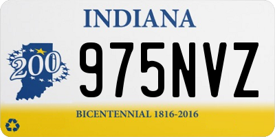 IN license plate 975NVZ