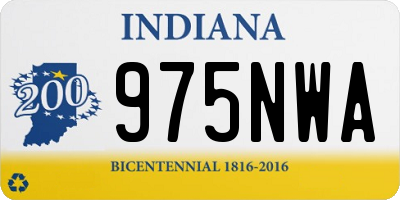 IN license plate 975NWA