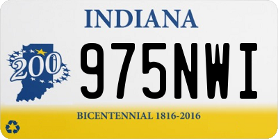 IN license plate 975NWI