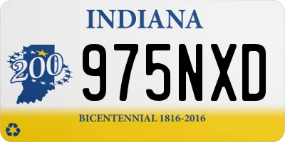 IN license plate 975NXD