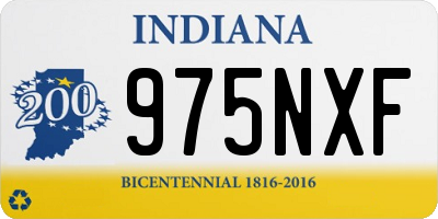 IN license plate 975NXF