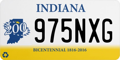 IN license plate 975NXG