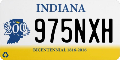 IN license plate 975NXH