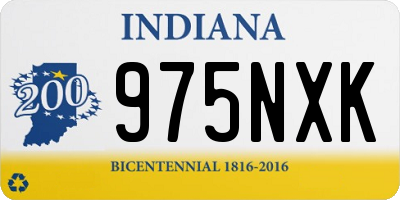 IN license plate 975NXK