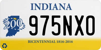 IN license plate 975NXO