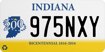 IN license plate 975NXY