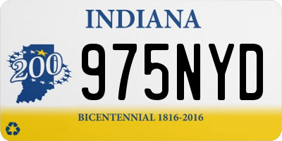 IN license plate 975NYD