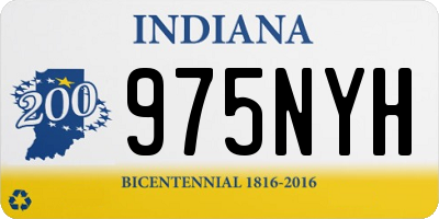 IN license plate 975NYH