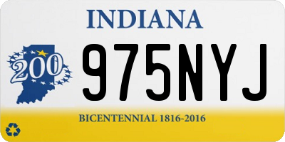 IN license plate 975NYJ