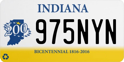IN license plate 975NYN