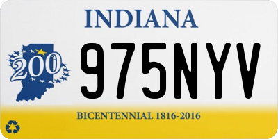 IN license plate 975NYV