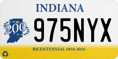 IN license plate 975NYX