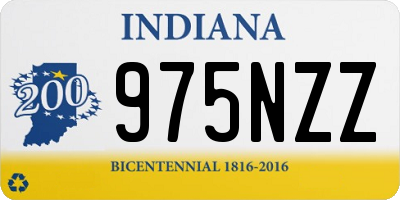 IN license plate 975NZZ