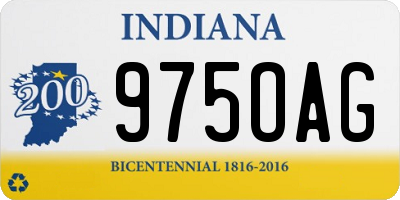 IN license plate 975OAG