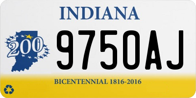 IN license plate 975OAJ