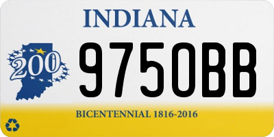 IN license plate 975OBB