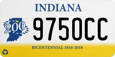 IN license plate 975OCC