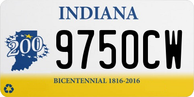 IN license plate 975OCW