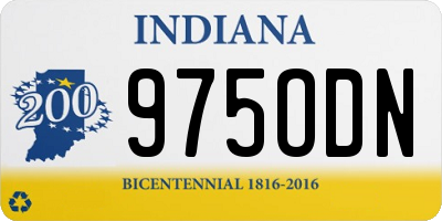 IN license plate 975ODN