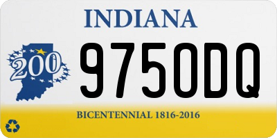 IN license plate 975ODQ