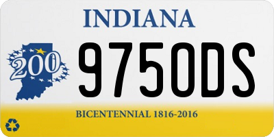 IN license plate 975ODS