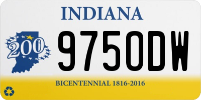 IN license plate 975ODW