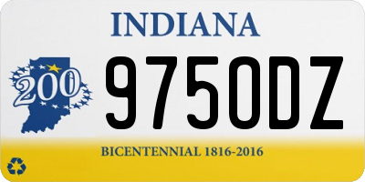 IN license plate 975ODZ