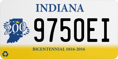 IN license plate 975OEI