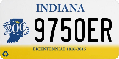 IN license plate 975OER