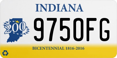 IN license plate 975OFG