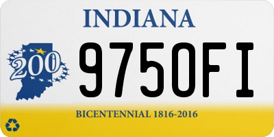 IN license plate 975OFI