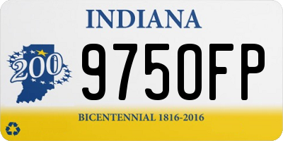IN license plate 975OFP