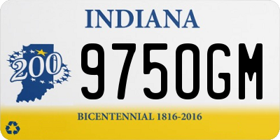 IN license plate 975OGM