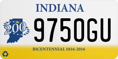 IN license plate 975OGU