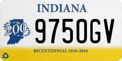IN license plate 975OGV