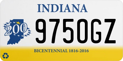 IN license plate 975OGZ