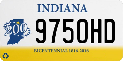 IN license plate 975OHD