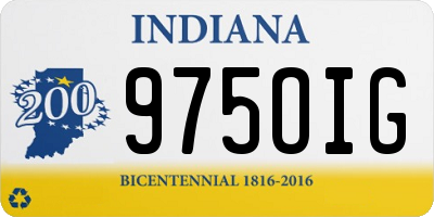 IN license plate 975OIG