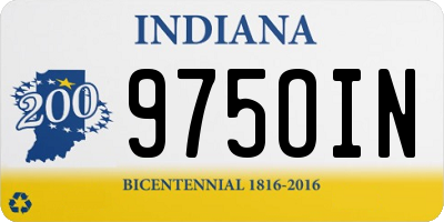 IN license plate 975OIN