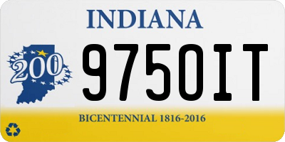 IN license plate 975OIT