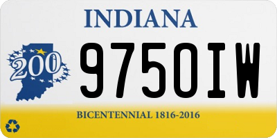 IN license plate 975OIW