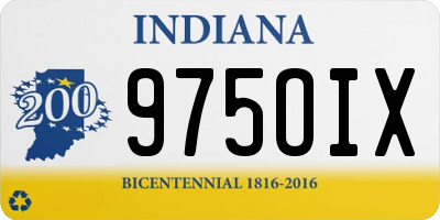 IN license plate 975OIX