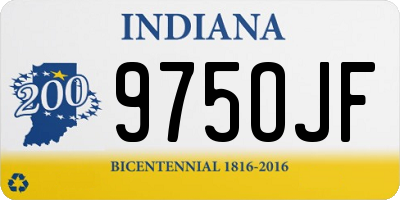 IN license plate 975OJF