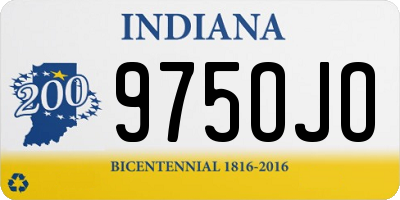 IN license plate 975OJO