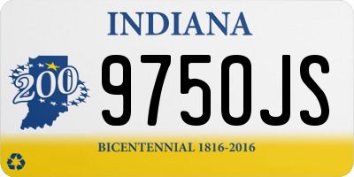 IN license plate 975OJS