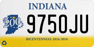 IN license plate 975OJU