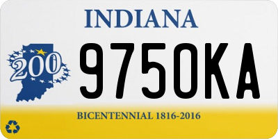 IN license plate 975OKA